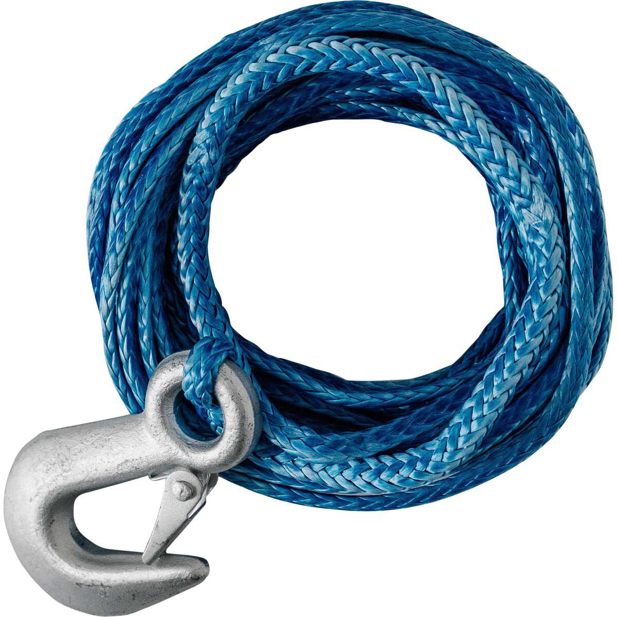 Atlantic Winch Rope 7.5mx7mm Snap Hook 1500kg, , bcf_hi-res
