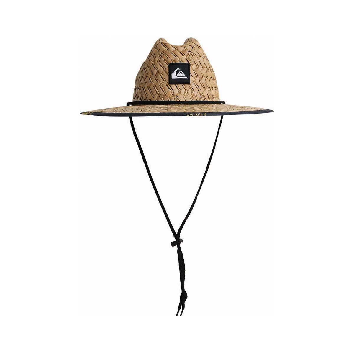 Quiksilver Youth Spiral Flame Straw Hat Natural OSFM, Natural, bcf_hi-res
