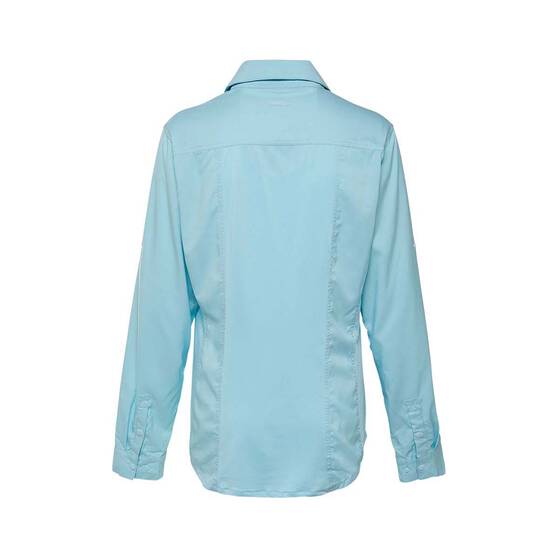 Shimano Women's Vented Fishing Shirt, Aqua, bcf_hi-res