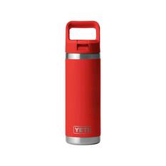 YETI® Rambler® Straw Bottle 18 oz (532 ml), Rescue Red, bcf_hi-res