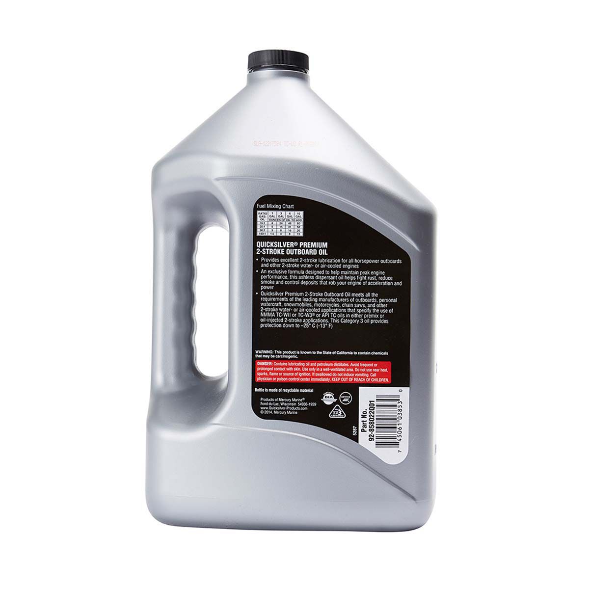 Quicksilver Oil Outboard Oil 2 Cycle 3.78L, , bcf_hi-res