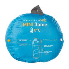 Wanderer MiniFlame 0C Hooded Sleeping Bag Blue / Orange, Blue / Orange, bcf_hi-res