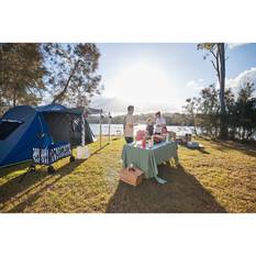 Wanderer Flat Fold Beach Cart 100kg Nautical Stripe, , bcf_hi-res