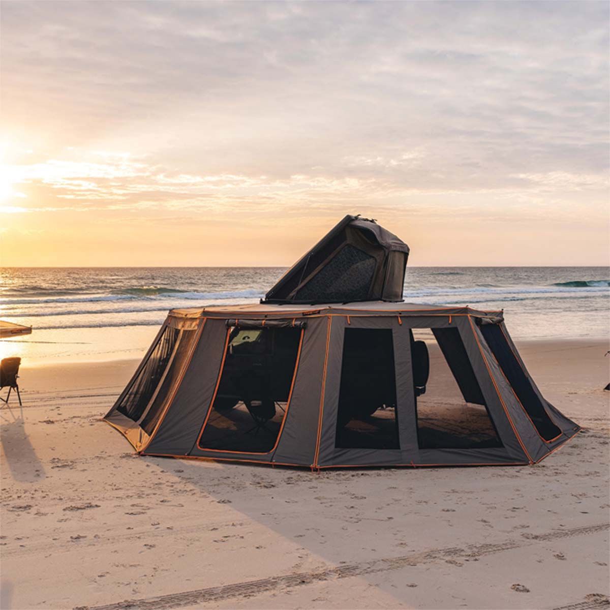 Darche Eclipse 270 Awning Mesh Wall Set Left, , bcf_hi-res