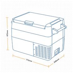 Dometic CFF45 Fridge Freezer and Cover Pack 43.5L, , bcf_hi-res