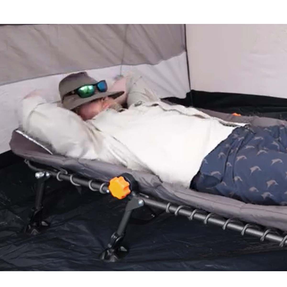 Wanderer Premium Ultra Comfort Folding Stretcher King Single BCF