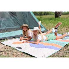 earth by Wanderer® Sunset Recycled Fabric Picnic Blanket, , bcf_hi-res