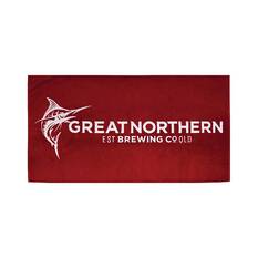 The Great Northern Brewing Co. Beach Towel Red, Red, bcf_hi-res