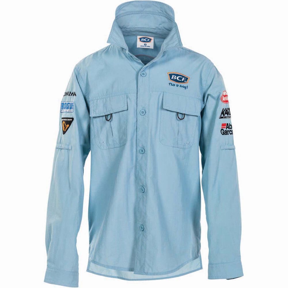 BCF Kids' Long Sleeve Fishing Shirt BCF