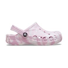 Crocs Kids' Baya Marble Clogs Ballerina Pink C11, Ballerina Pink, bcf_hi-res