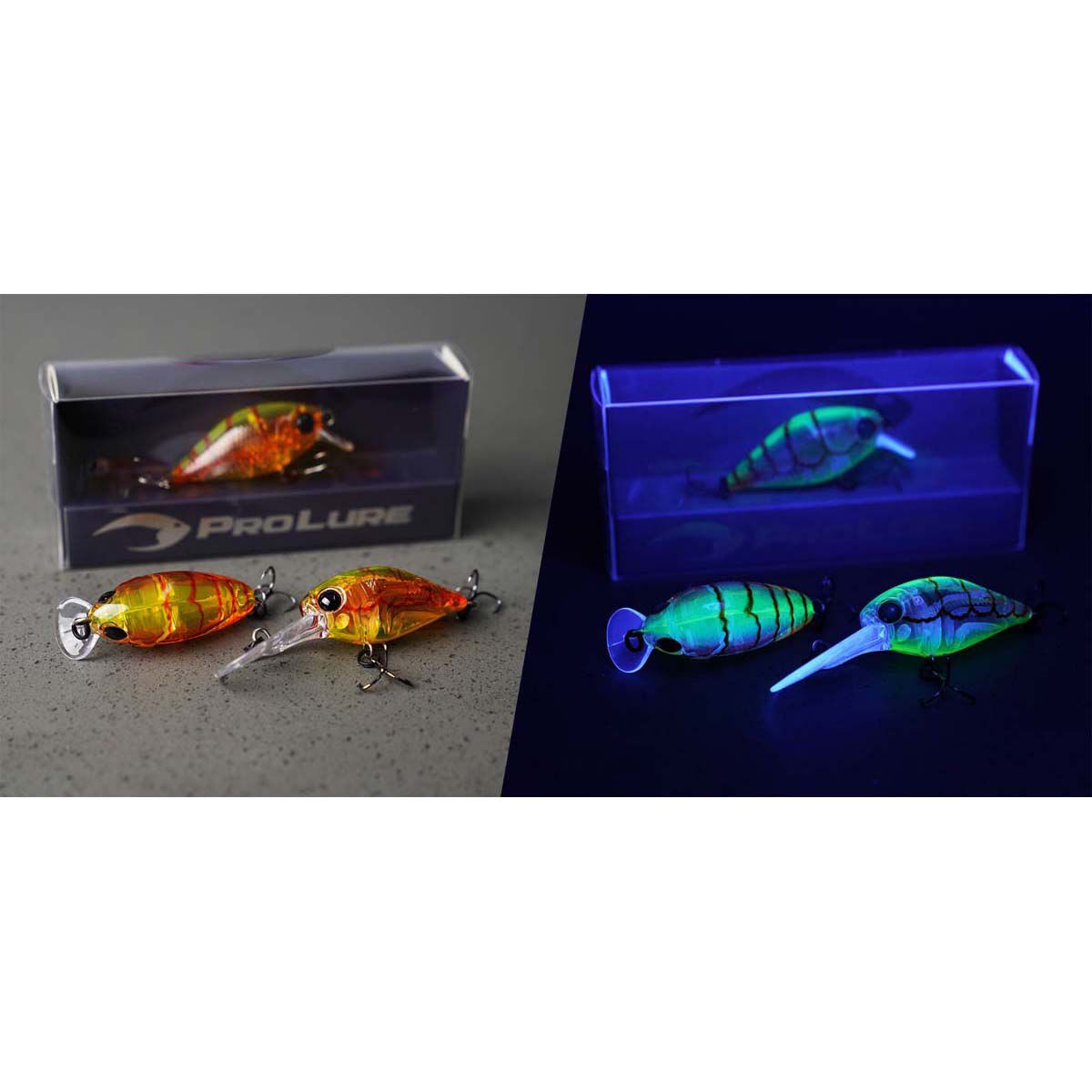 Pro Lure Crank D Hardbody Lure 36mm Violet Shrimp, Violet Shrimp, bcf_hi-res