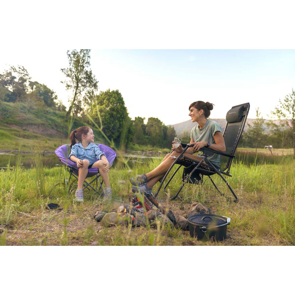 Wanderer reclining shop mesh lounger