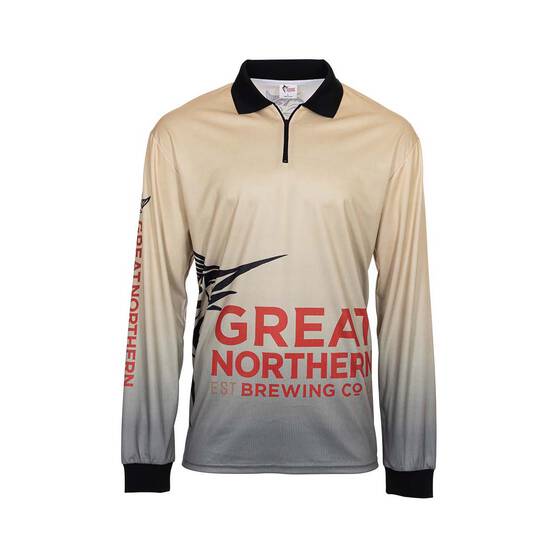 The Great Northern Brewing Co. Men's Faded Sublimated Polo, , bcf_hi-res