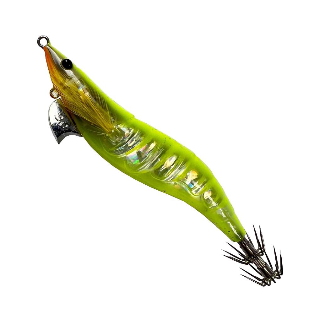 Ocean's Legacy Egi Seek Squid Jig 3.0 Lemonade, Lemonade, bcf_hi-res