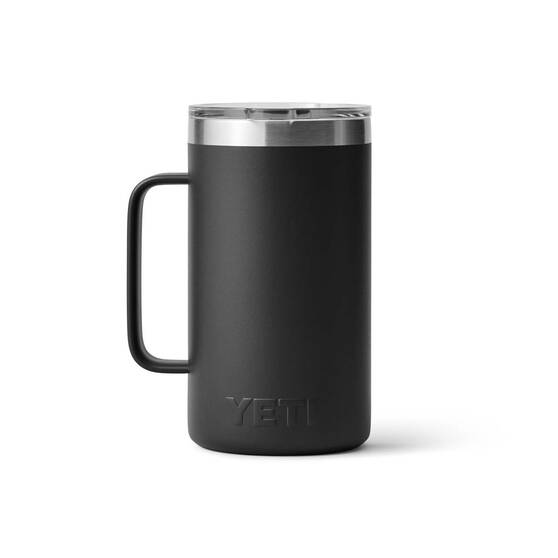 YETI® Rambler® Mug 24 oz (710ml) with MagSlider™ Lid Black, Black, bcf_hi-res