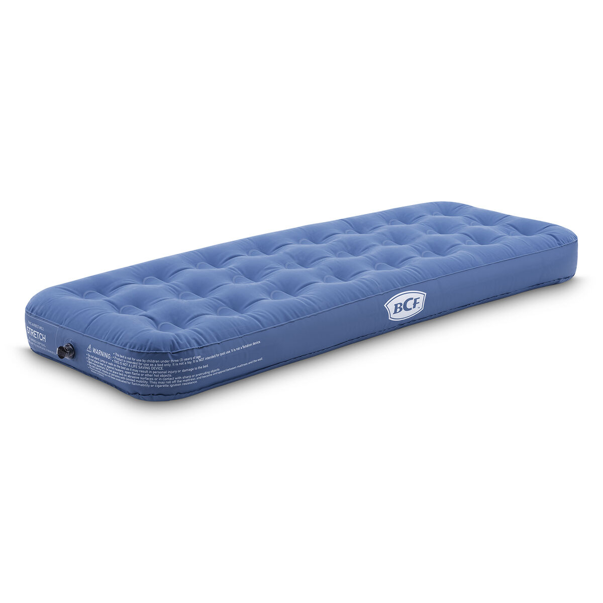 BCF Air Mattress Velour Single, , bcf_hi-res