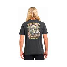 The Mad Hueys Men’s Mud Sweat & Beers Short Sleeve Shirt, Vintage Black, bcf_hi-res