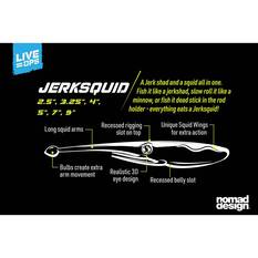 Nomad Live Ops Jerksquid Soft Plastic Lure 4in Pearl White, Pearl White, bcf_hi-res