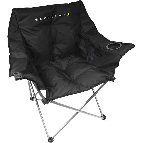 Wanderer Luxury Padded Seat Chair 120kg, , bcf_hi-res