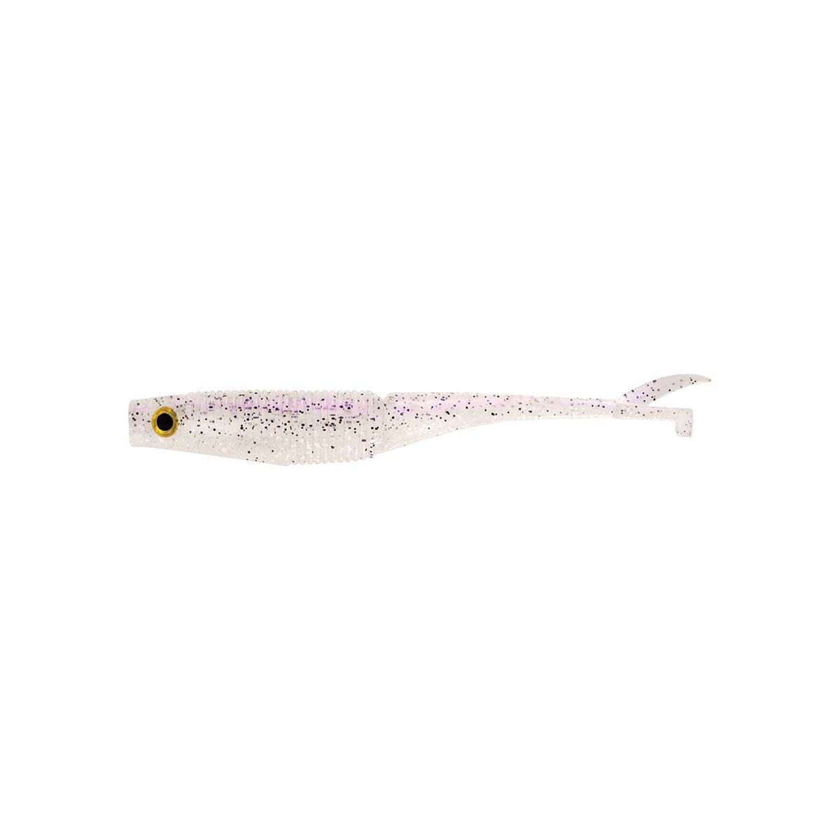 Daiwa Bait Junkie Flick Soft Plastic Lure 3.95in White Magic, White Magic, bcf_hi-res