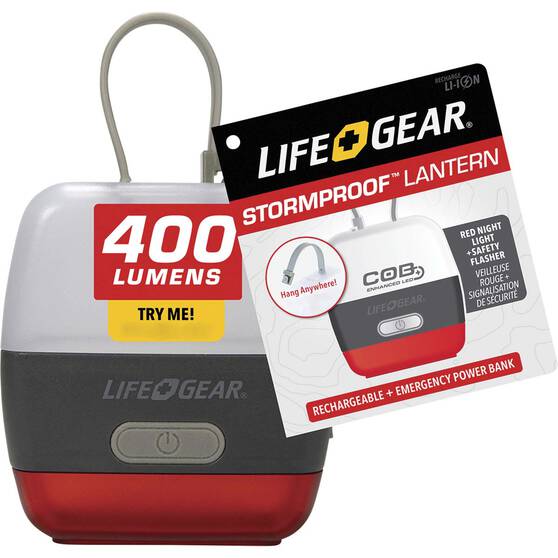 Lifegear Adventure 400 USB Lantern, , bcf_hi-res