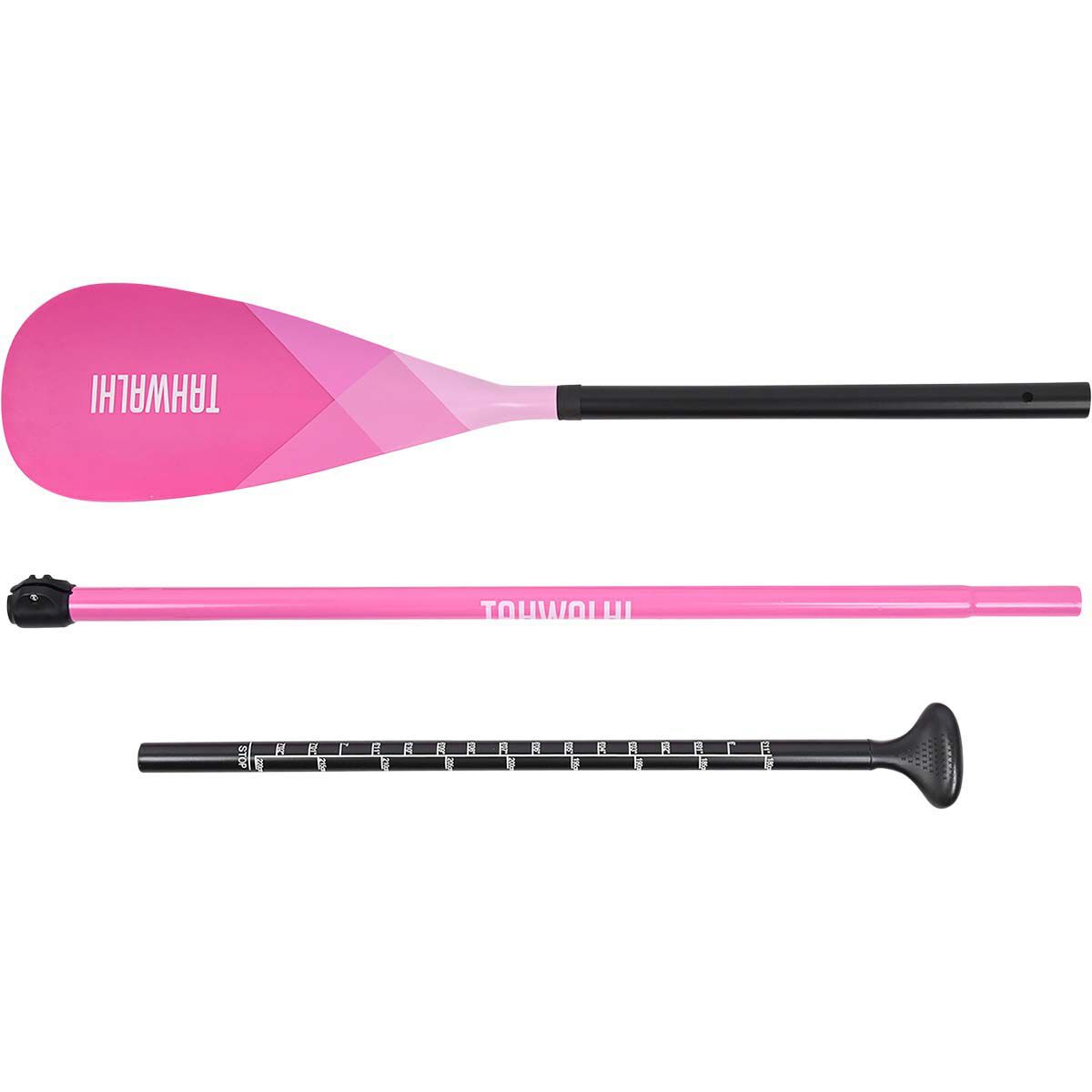 Tahwalhi Adjustable SUP Paddle Aluminium 3 Piece - Pink, , bcf_hi-res