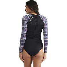 Quiksilver Long Sleeve Onesie for Women, Black, bcf_hi-res