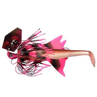 Bassman Mumbler Chatterbait Lure 1/2oz Black/Purple, , bcf_hi-res