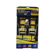 Gripwell Ratchet Tie Down - 4.5m, 750kg, 2 Pack, , bcf_hi-res