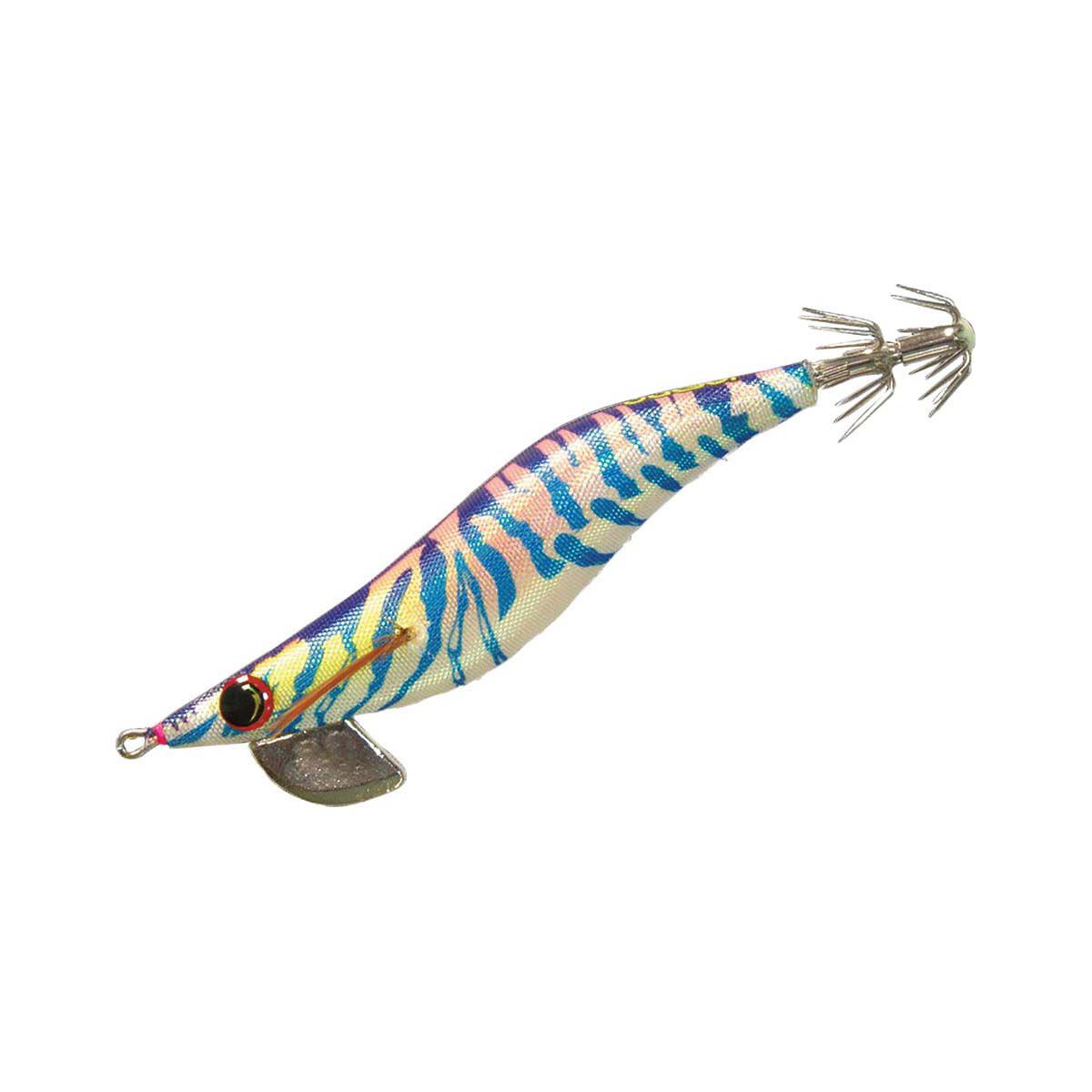 Asari Tiger Prawn Squid Jig Lure 3 Blue, Blue, bcf_hi-res