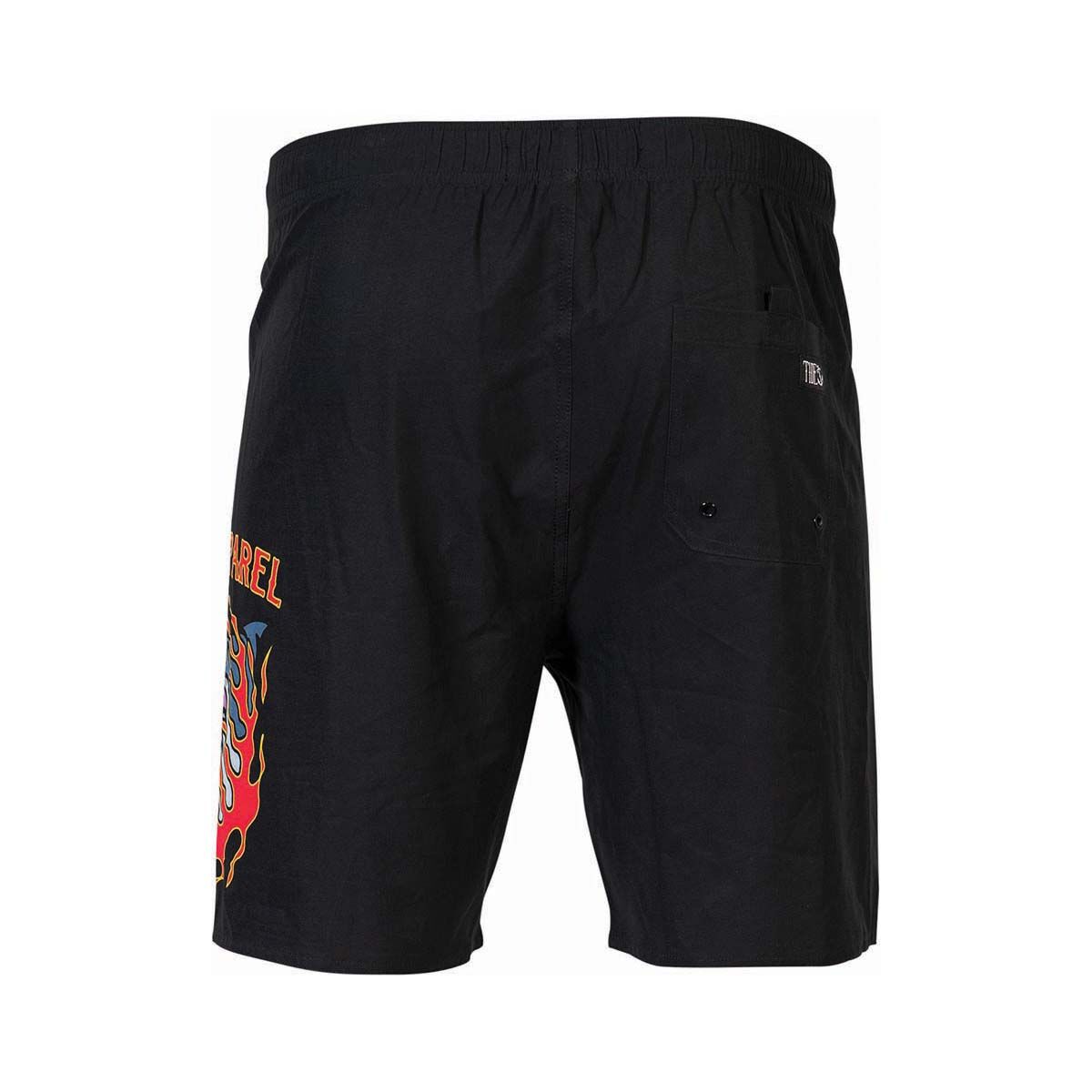 Tide Apparel Men's Spicy Boardshorts Black 32, Black, bcf_hi-res