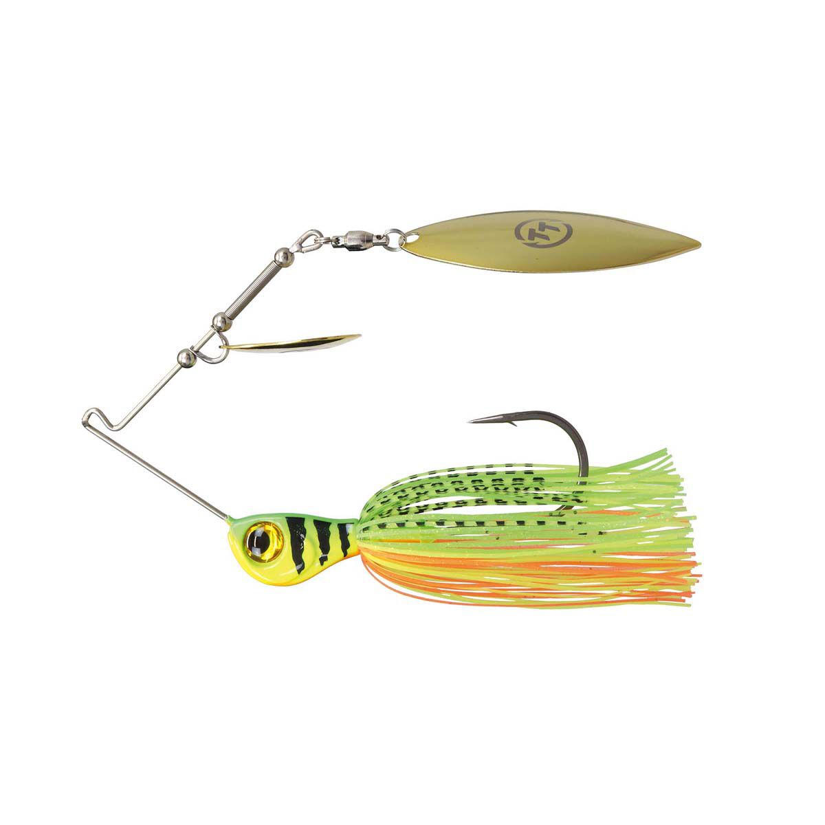 TT Fishing Tornado+ Tandem Spinnerbait Lure 3/8oz Fire Tiger, Fire Tiger, bcf_hi-res