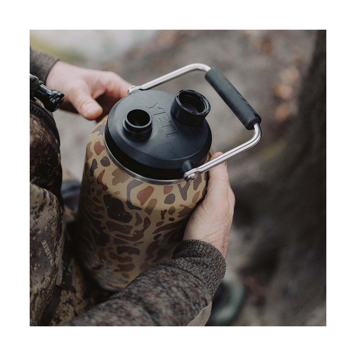 YETI Rambler&reg; One Gallon Jug 3.7L Wetlands Camo, Wetlands Camo, bcf_hi-res
