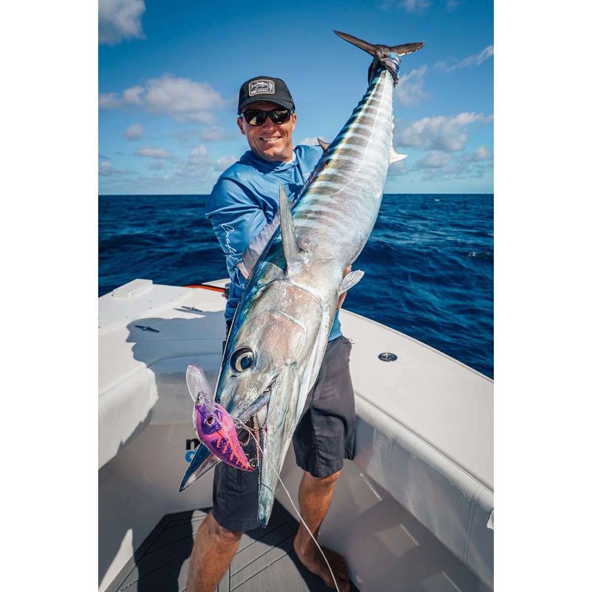 Nomad DTX Minnow HD Sinking Hardbody Lure 200mm Black Pink Mackerel, Black Pink Mackerel, bcf_hi-res