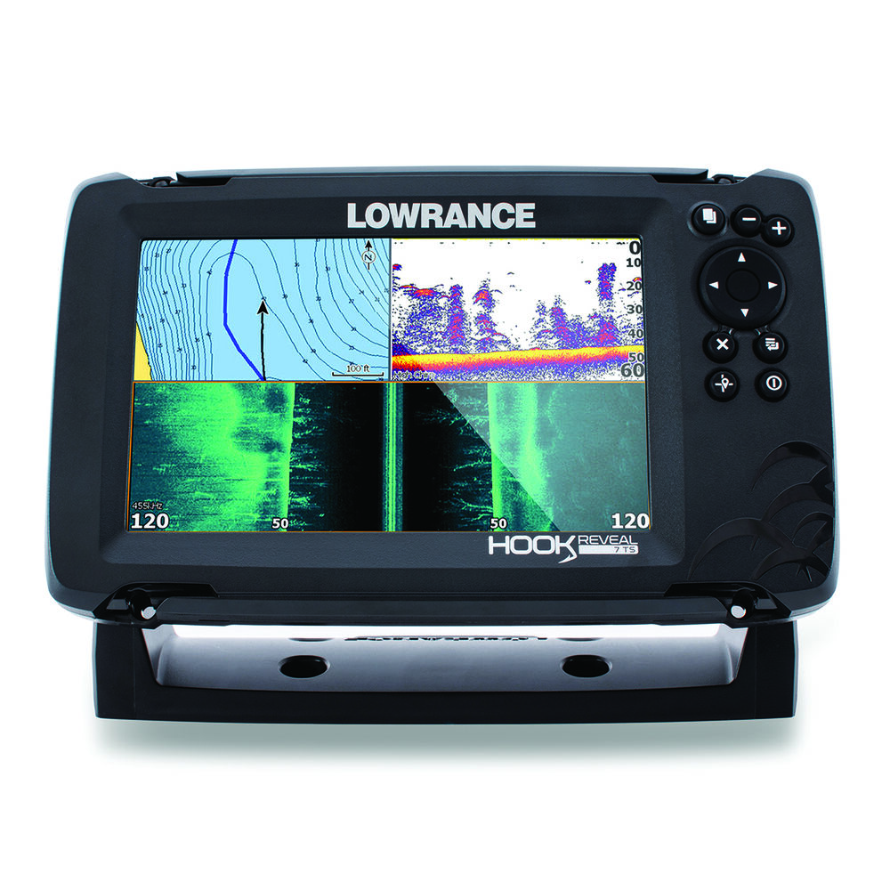 Lowrance Hook Reveal 7 Fish Finder Combo with Triple Shot Transducer