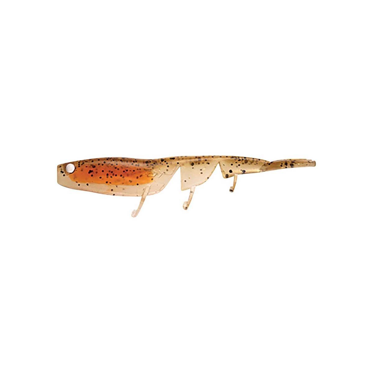 Daiwa Bait Junkie Prawn Soft Plastic Lure 3in Espresso Uv, Espresso Uv, bcf_hi-res
