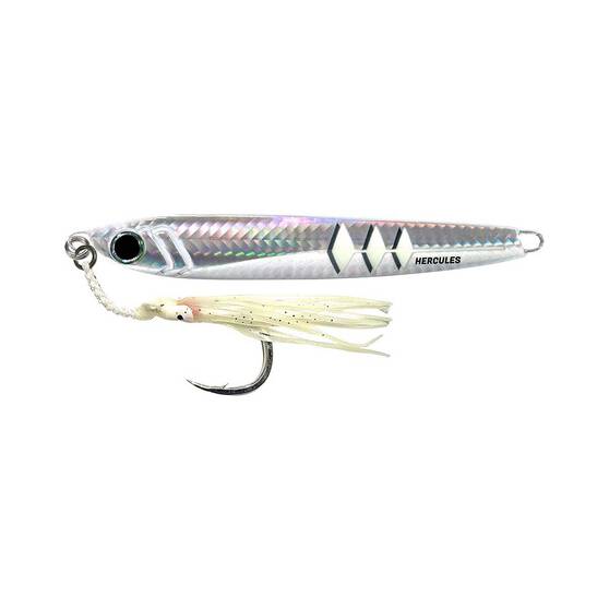 Synotek Hercules Jig Lure 200g Silver, Silver, bcf_hi-res