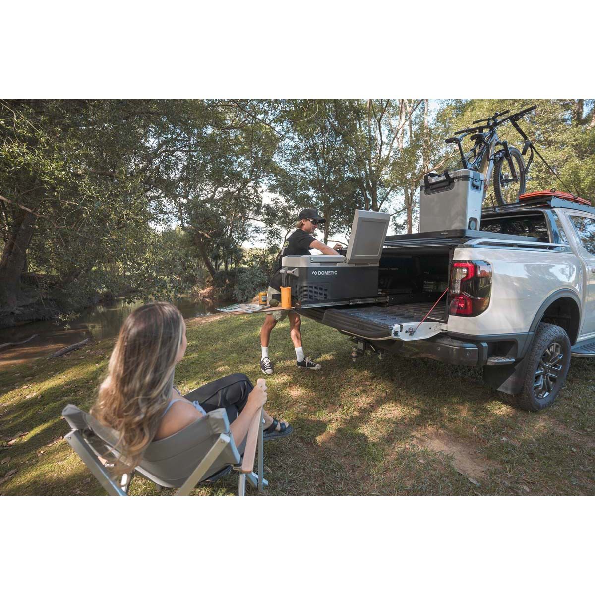 Dometic CFF50LPDZ Low Profile Dual Zone Fridge Freezer 50L, , bcf_hi-res