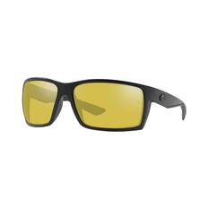 Costa Reefton Blackout Men's Sunglasses Black with Silver Lens, , bcf_hi-res