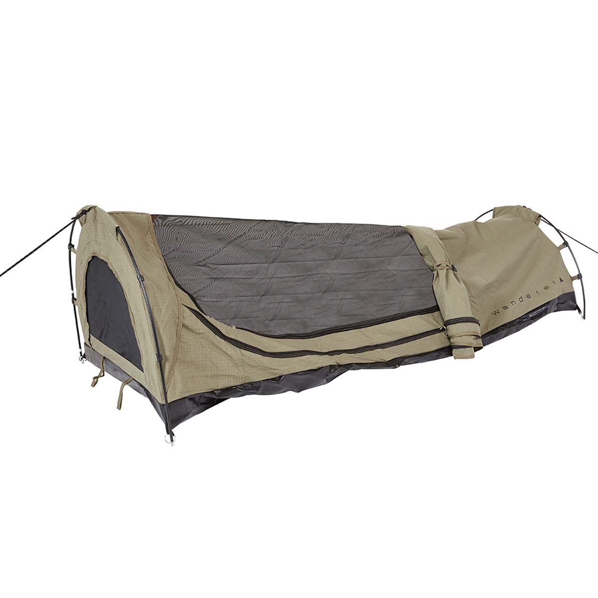 Wanderer Compact Tourer / Biker Single Swag with Carry Bag BCF