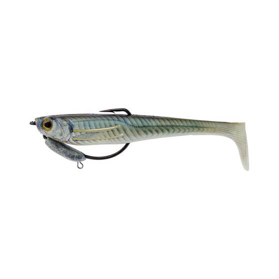 Zerek Flat Shad Pro Soft Plastic Lure 3.5in Silver Whiting