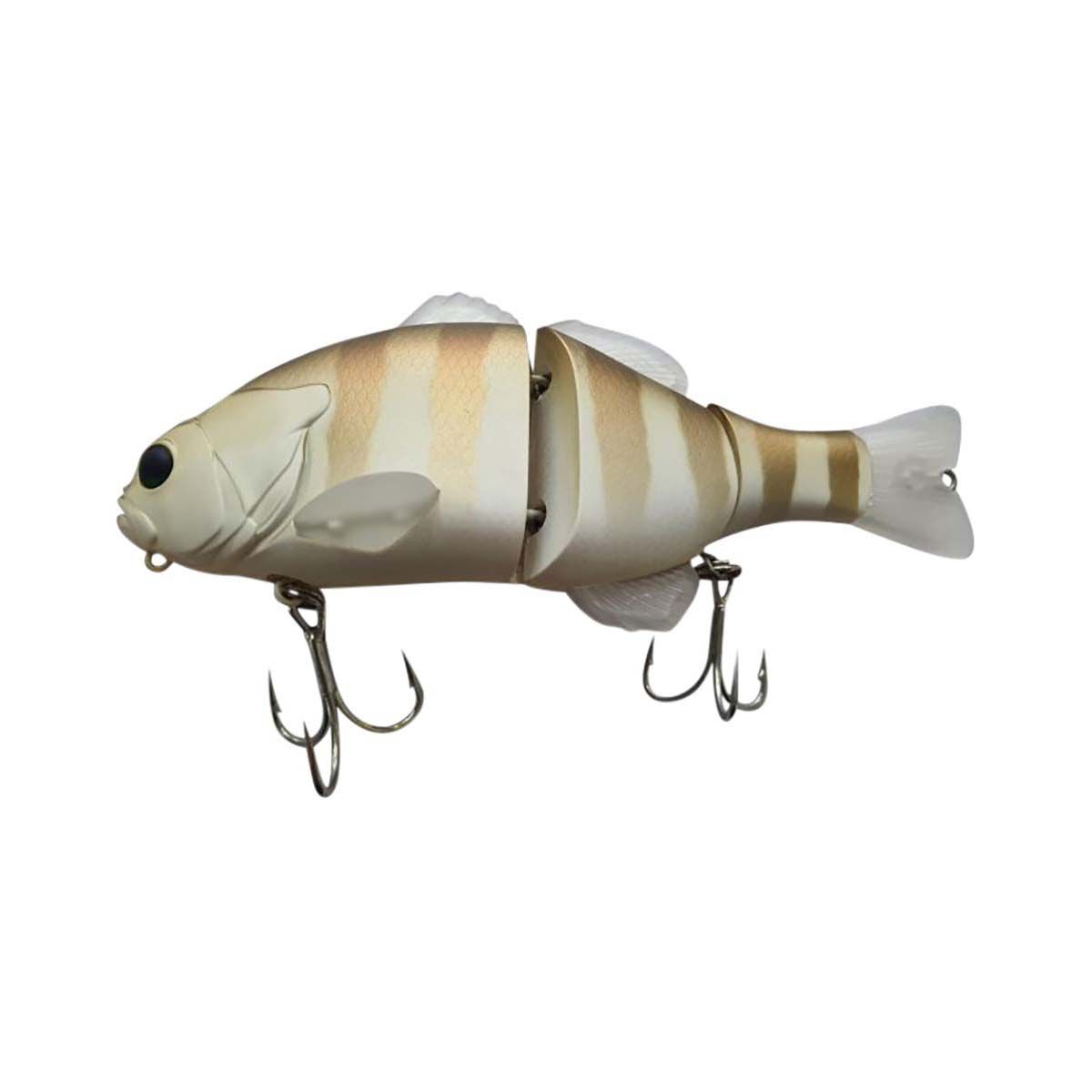 Jackall Gantarel Swimbait Lure 160mm Snow Tiger, Snow Tiger, bcf_hi-res