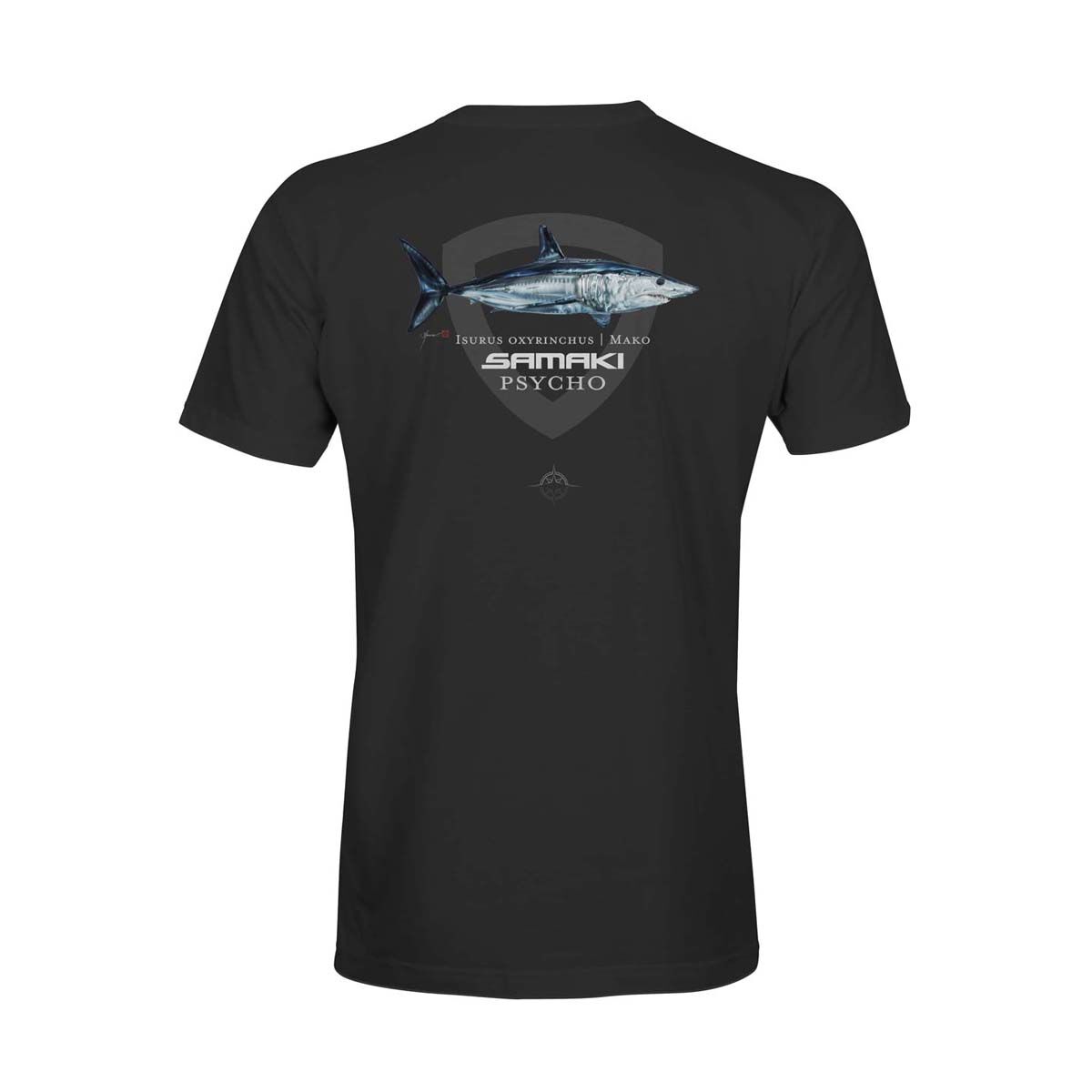 Samaki Mako Shark Men's Short Sleeve Tee Night Sky S, Night Sky, bcf_hi-res