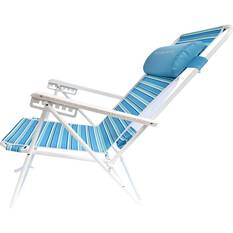 Wanderer Seafoam Stripe Beach Chair 120kg, , bcf_hi-res