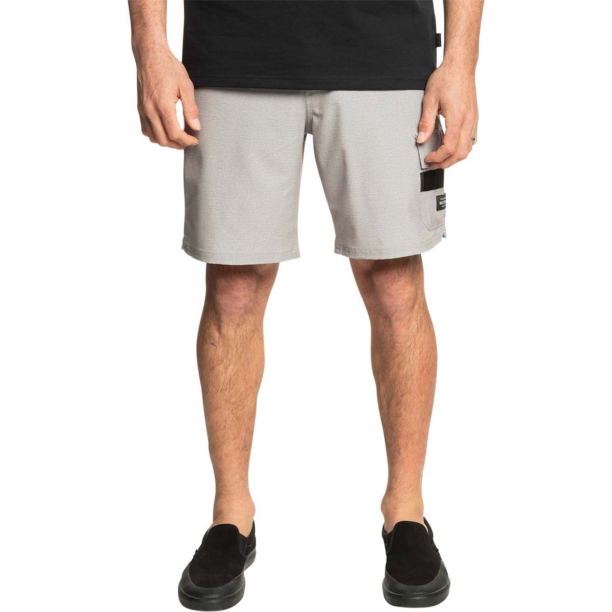 Quiksilver Azimuth Men&rsquo;s Amphibian Shorts 18in, Steeple Grey, bcf_hi-res