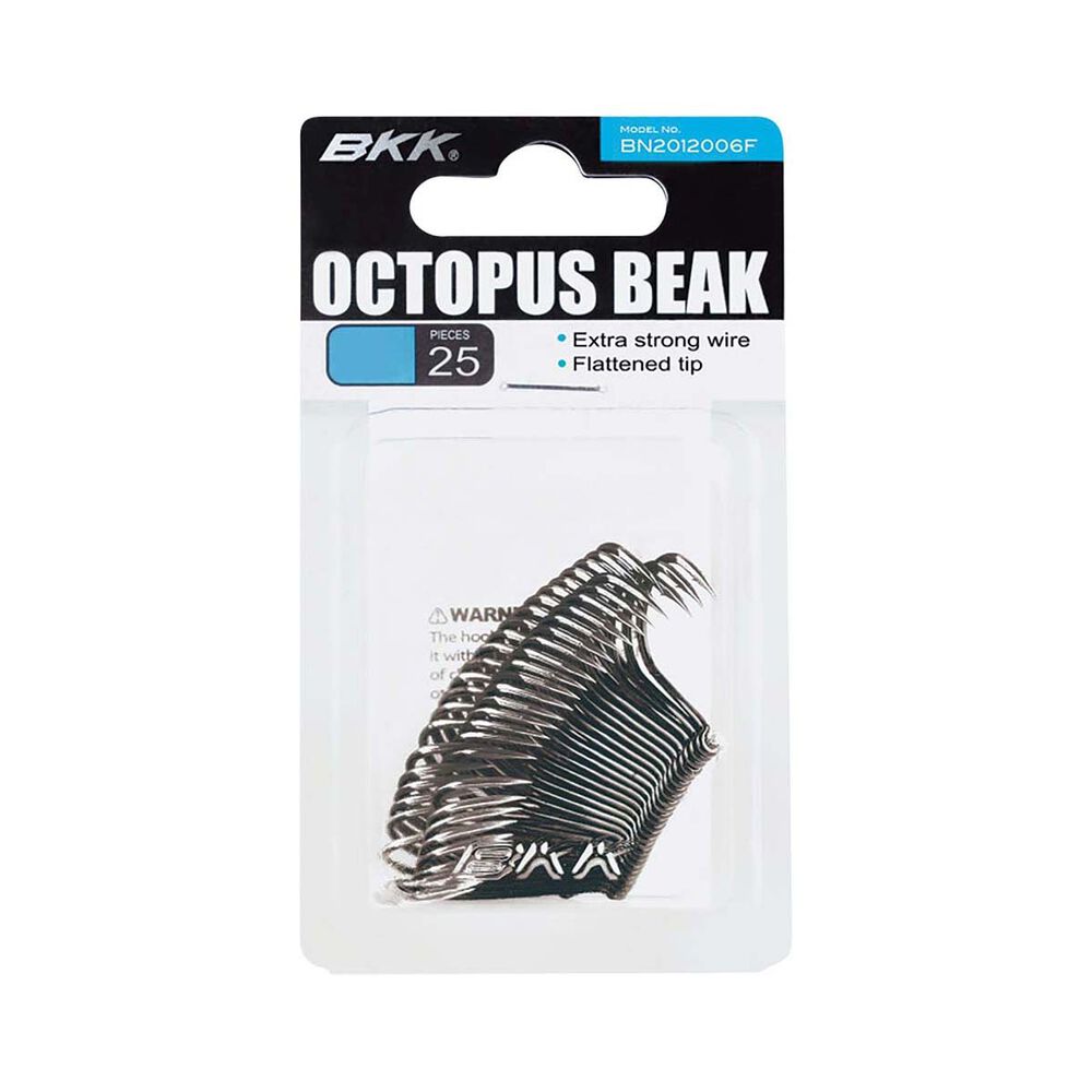 BKK Octopus Beak Hook Black 25 Pack