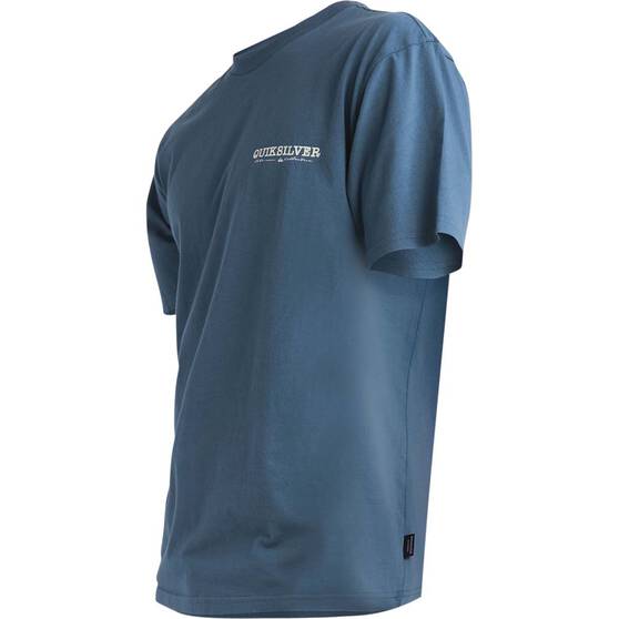 Quiksilver Men’s School’s Out Short Sleeve Tee Majolica Blue S, Majolica Blue, bcf_hi-res