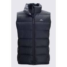 Macpac Men's Halo Down Puffer Vest V2 Black S, Black, bcf_hi-res