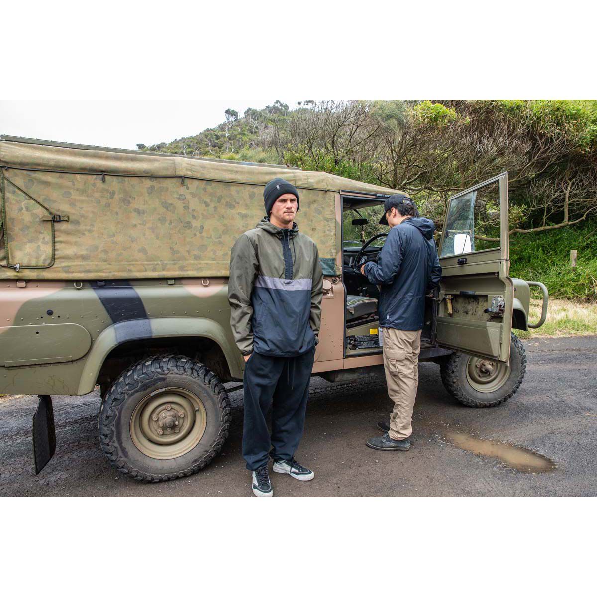 Quiksilver Waterman Men's Technical Rain Jacket Black L, Black, bcf_hi-res