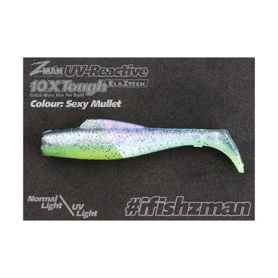 ZMan DieZel MinnowZ Soft Plastic Lure 4in 5 Pack Sexy Mullet, Sexy Mullet, bcf_hi-res